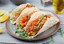 Amino Acids – what are they and why are they so important? Mexican tacos with beef, beans in tomato sauce and salsa