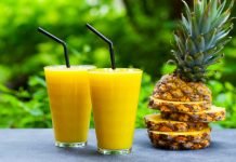 Bromelain – 6 amazing health benefits of bromelain Pineapple with Tropical Fruit Juice, Smoothie.